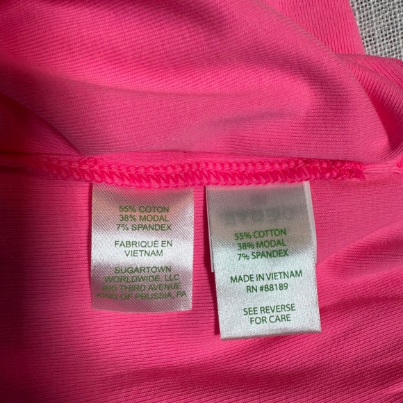 NWT Lilly Pulitzer Reema Roxie Hot Pink XL Polo Dress 3/4 Sleeve Preppy Coastal - Picture 10 of 16